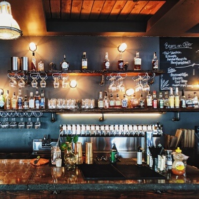 drinking bar setup
